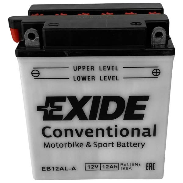 Baterie Moto Exide Conventional Motorbike & Sport Battery 12Ah 165A 12V EB12AL-A